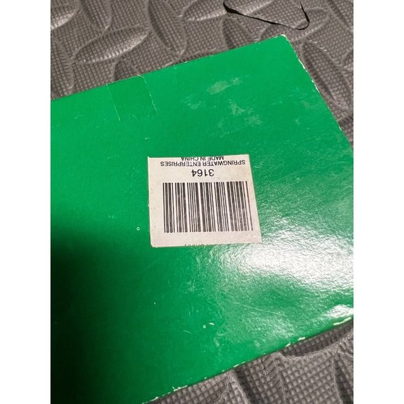 2 pc Springwater 3164 Christmas glass ornaments Tree Stocking Vintage vtg BOX - Picture 6 of 9